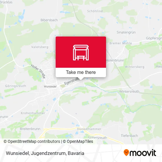 Карта Wunsiedel, Jugendzentrum