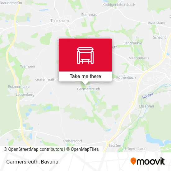 Garmersreuth map