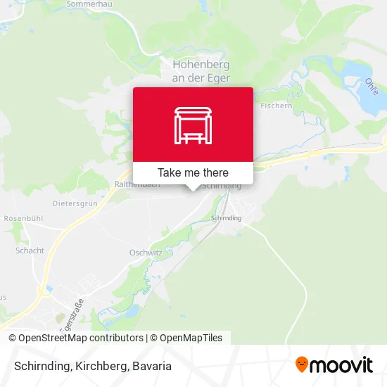 Карта Schirnding, Kirchberg
