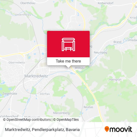 Marktredwitz, Pendlerparkplatz map