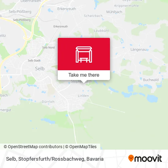Карта Selb, Stopfersfurth / Rossbachweg
