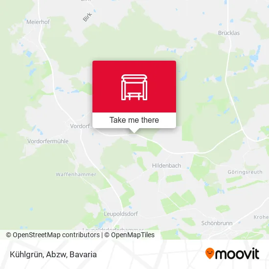 Карта Kühlgrün, Abzw