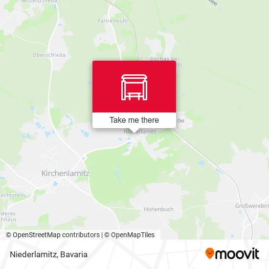 Карта Niederlamitz