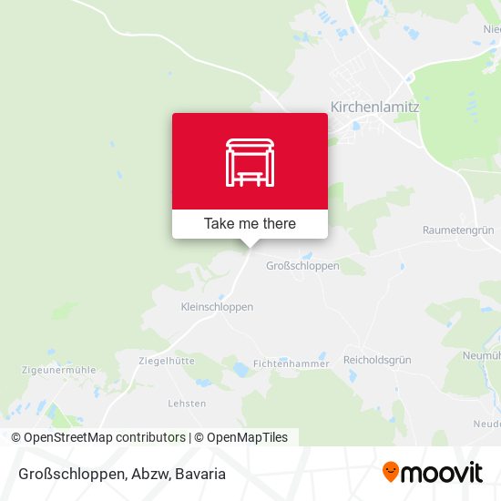 Карта Großschloppen, Abzw