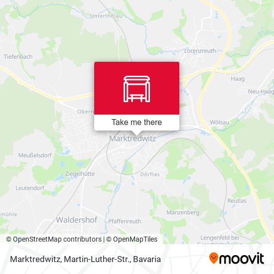 Marktredwitz, Martin-Luther-Str. map