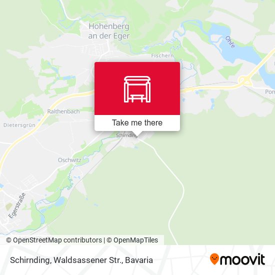 Schirnding, Waldsassener Str. map