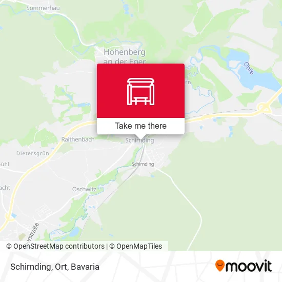 Карта Schirnding, Ort