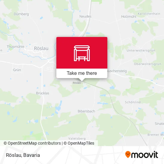 Карта Röslau