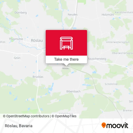Карта Röslau
