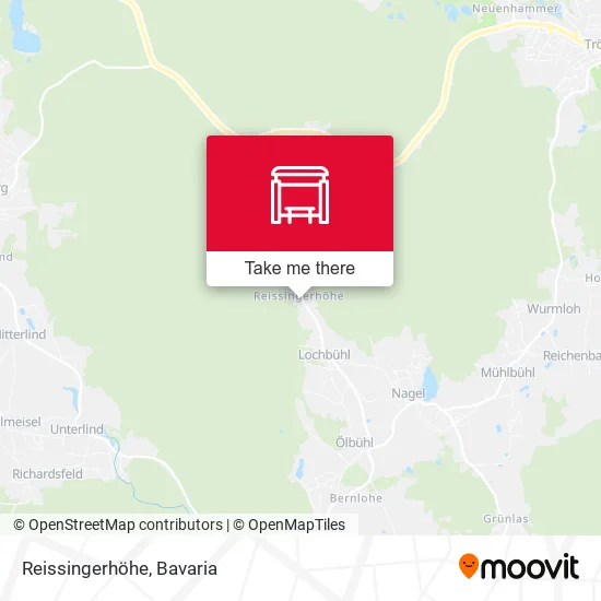 Карта Reissingerhöhe