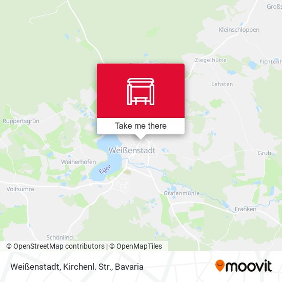 Weißenstadt, Kirchenl. Str. map