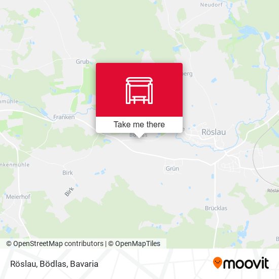 Röslau, Bödlas map