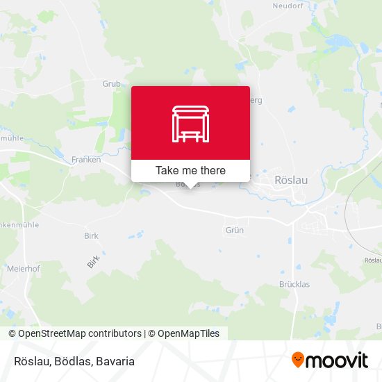 Röslau, Bödlas map