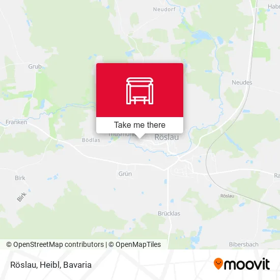 Карта Röslau, Heibl