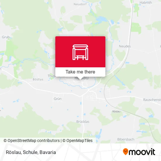 Карта Röslau, Schule