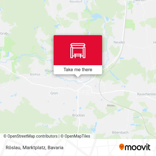 Röslau, Marktplatz map