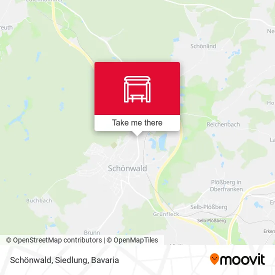 Карта Schönwald, Siedlung