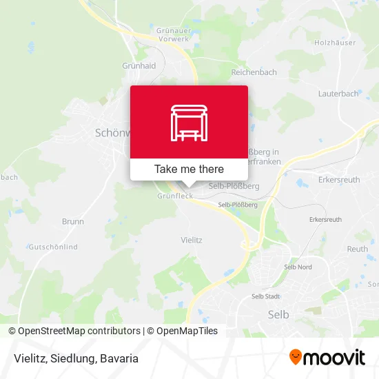 Карта Vielitz, Siedlung