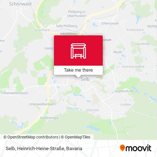 Selb, Heinrich-Heine-Straße map