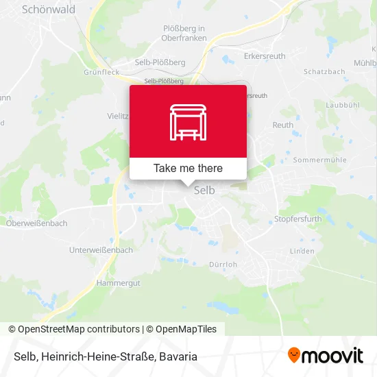 Карта Selb, Heinrich-Heine-Straße