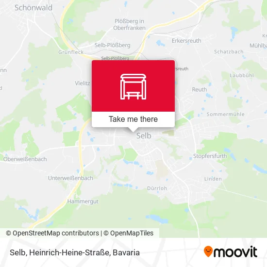 Карта Selb, Heinrich-Heine-Straße