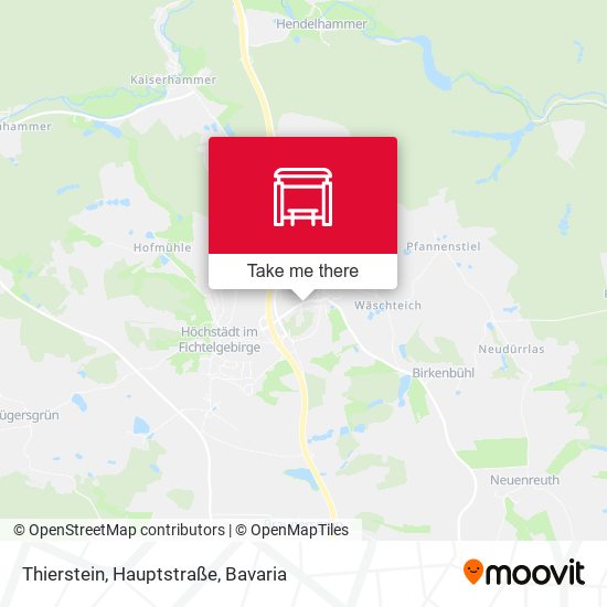Thierstein, Hauptstraße map