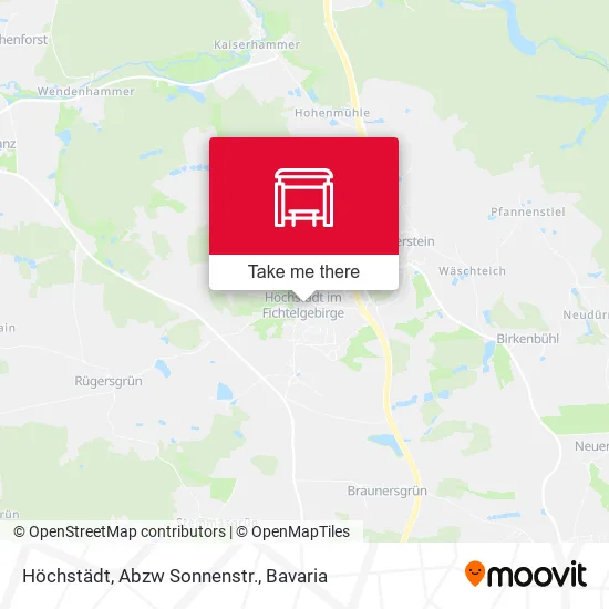 Карта Höchstädt, Abzw Sonnenstr.