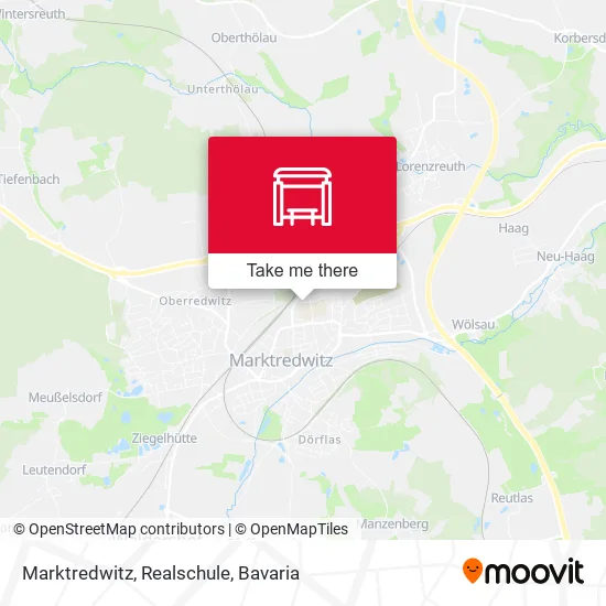 Карта Marktredwitz, Realschule