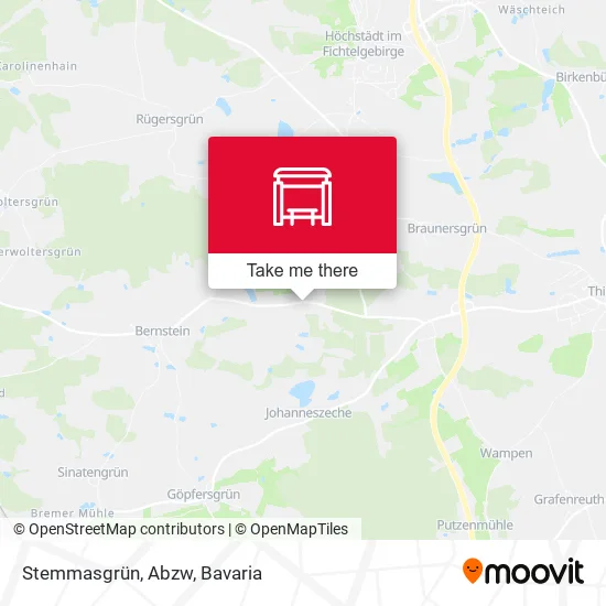 Карта Stemmasgrün, Abzw