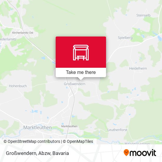 Карта Großwendern, Abzw