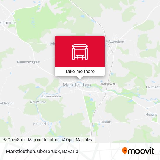 Marktleuthen, Überbruck map