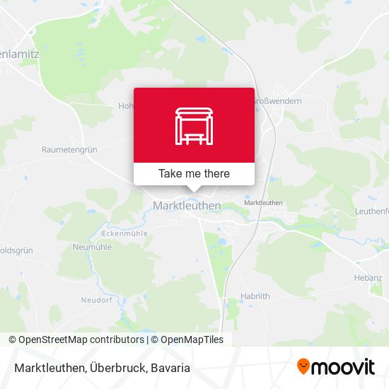 Marktleuthen, Überbruck map