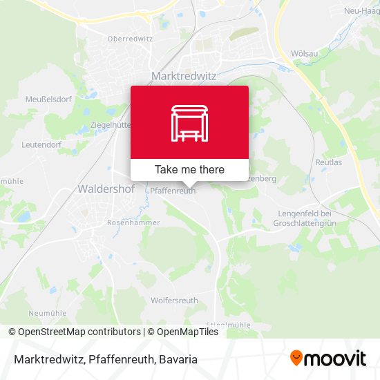 Marktredwitz, Pfaffenreuth map