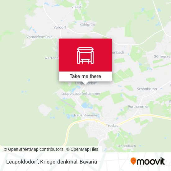 Leupoldsdorf, Kriegerdenkmal map