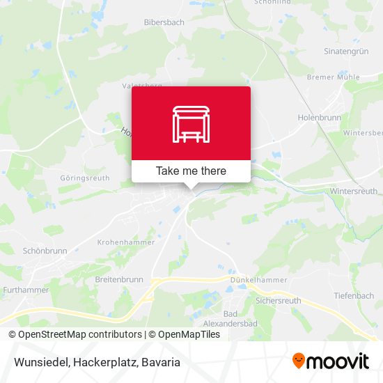 Wunsiedel, Hackerplatz map