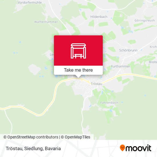 Tröstau, Siedlung map