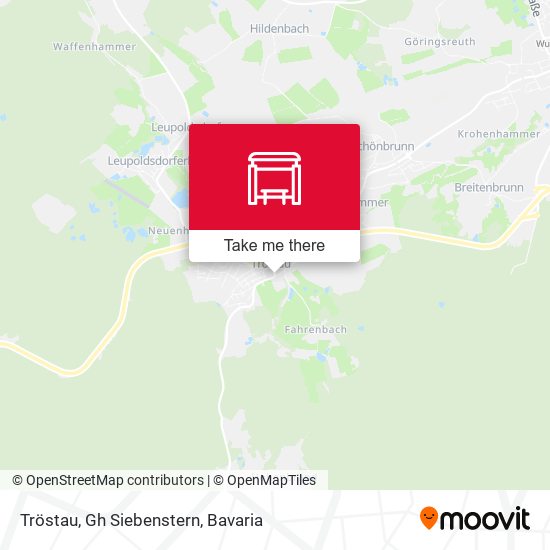 Tröstau, Gh Siebenstern map
