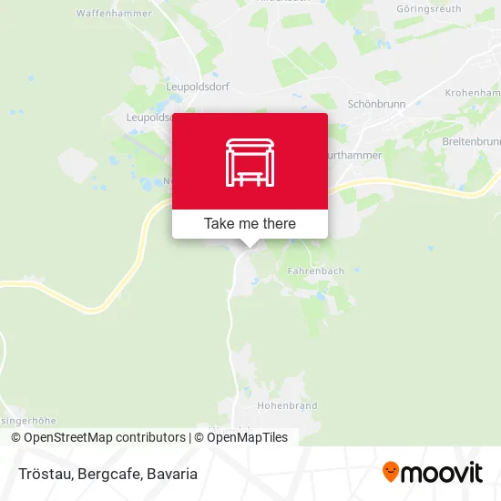 Карта Tröstau, Bergcafe
