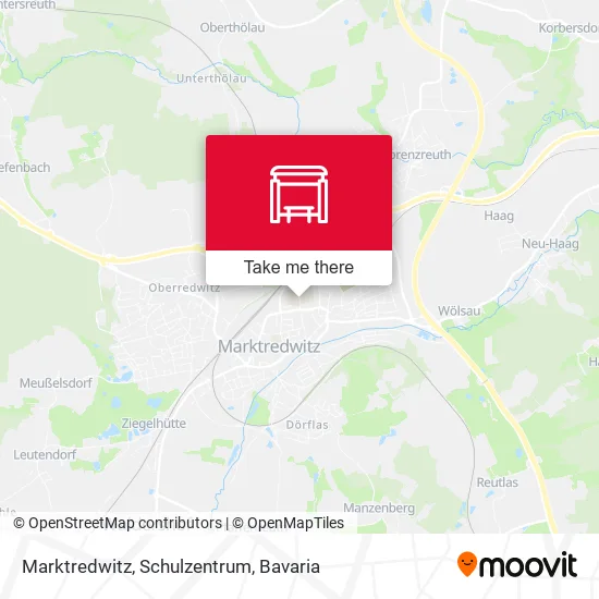 Карта Marktredwitz, Schulzentrum