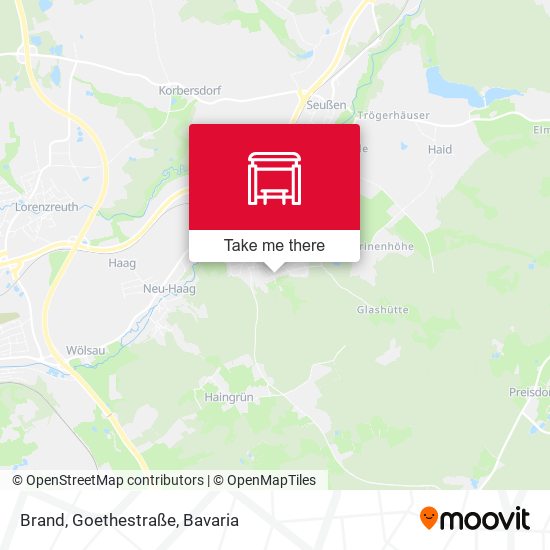 Brand, Goethestraße map