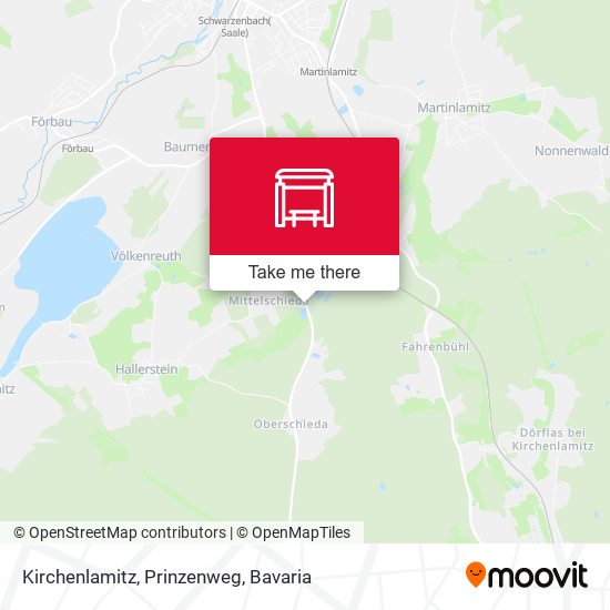 Kirchenlamitz, Prinzenweg map