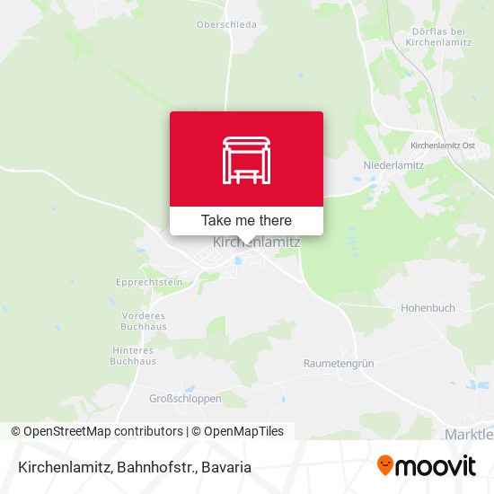 Kirchenlamitz, Bahnhofstr. map