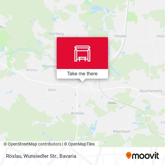 Röslau, Wunsiedler Str. map