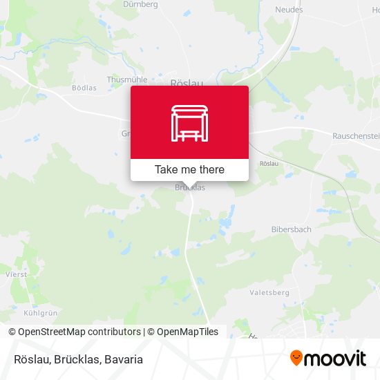 Röslau, Brücklas map