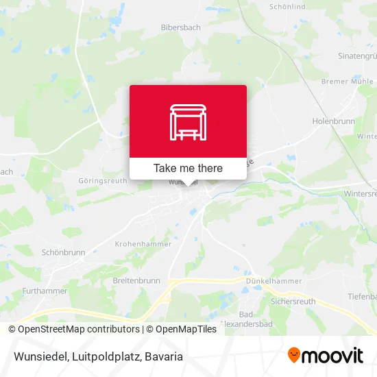Карта Wunsiedel, Luitpoldplatz