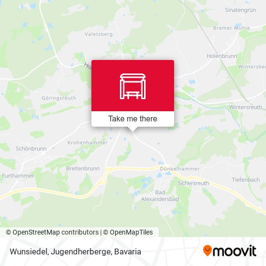 Wunsiedel, Jugendherberge map