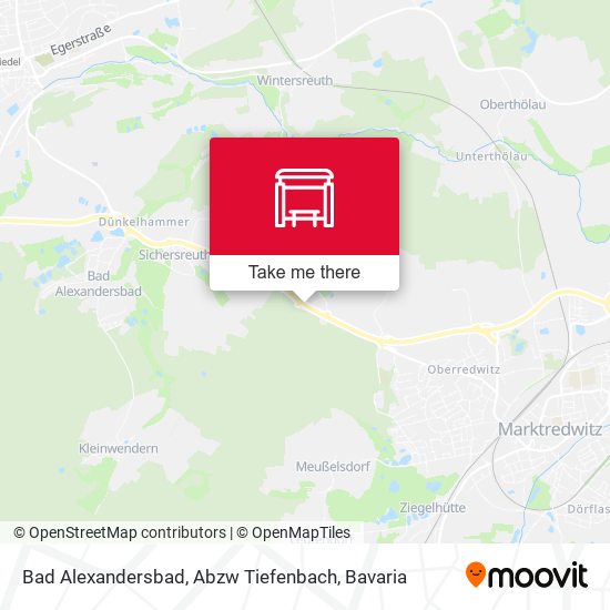 Bad Alexandersbad, Abzw Tiefenbach map