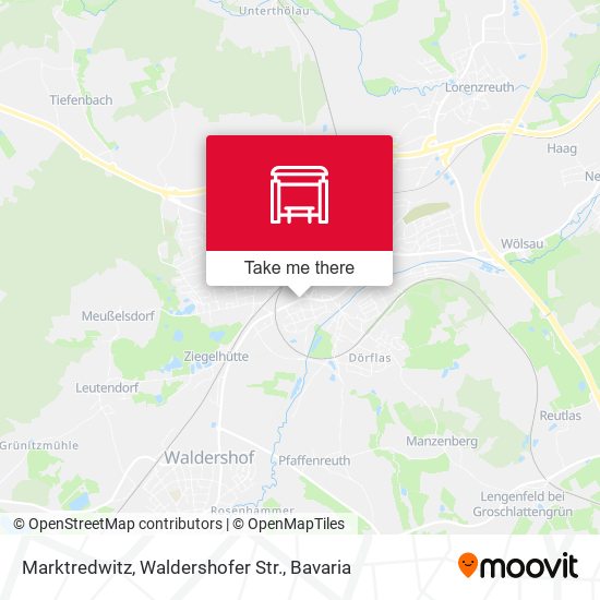 Marktredwitz, Waldershofer Str. map