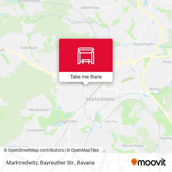 Карта Marktredwitz, Bayreuther Str.