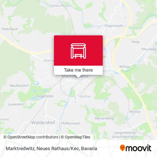 Marktredwitz, Neues Rathaus / Kec map